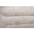 SITZBANK 177,5/87/64 cm Struktur Beige  - Beige/Schwarz, Design, Textil/Metall (177,5/87/64cm) - Hom`in