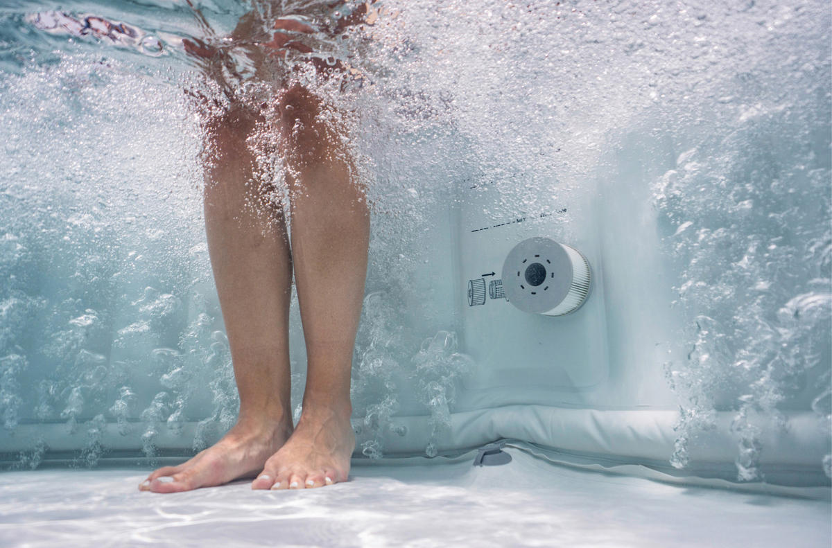 WHIRLPOOL MSPA OSLO AMBER 160/160/65 cm  - Braun, KONVENTIONELL, Kunststoff (160/160/65cm)