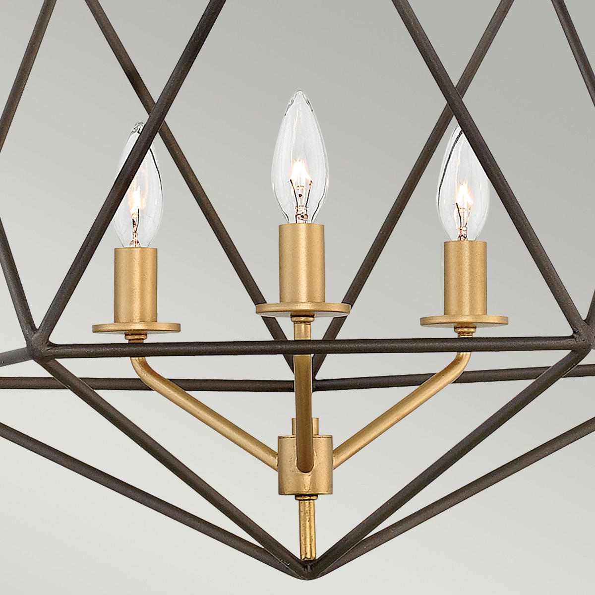 HÄNGELEUCHTE Elstead Astrid 50.8/76.3 cm   - Bronzefarben, Design, Metall (50.8/76.3cm) - Elstead Lighting