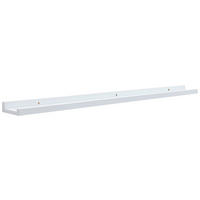 WANDBOARD Weiß  - Weiß, Basics, Holzwerkstoff (120/3,5/9cm) - Xora