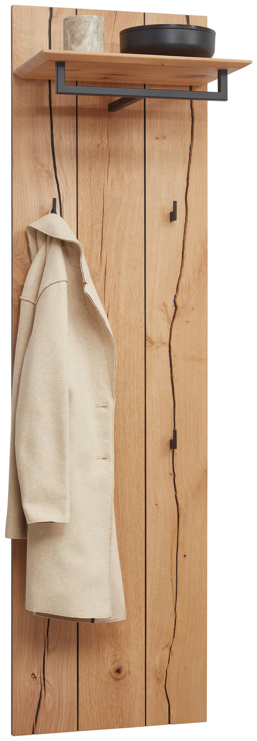 GARDEROBENPANEEL  in 51,9/186,7/37,1 cm  - Eichefarben, Design, Holz/Holzwerkstoff (51,9/186,7/37,1cm) - Dieter Knoll