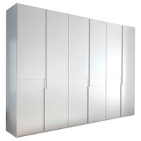 DULAP CU UȘI ROTATIVE alb  - alb, Design, material pe bază de lemn (300/225/58cm) - Novel