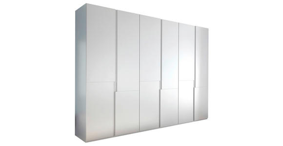 DREHTÜRENSCHRANK  in Weiß  - Weiß, Design, Holzwerkstoff (300/225/58cm) - Novel