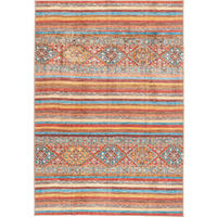 VINTAGE-TEPPICH 200/290 cm CORTEA AZMEO Multicolor, Rot, Cognac  - Cognac/Rot, Design, Kunststoff/Textil (200/290cm) - Lindorug
