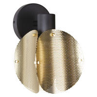 WANDLEUCHTE 14,5/17/25,5 cm   - Goldfarben, Design, Metall (14,5/17/25,5cm) - Osram