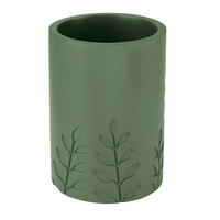 KELÍMEK NA ZUBNÍ KARTÁČEK zelená - zelená, Basics, přírodní materiály (8/10/8cm) - Kleine Wolke