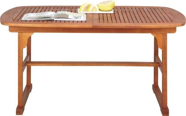 VRTNA MIZA les rjava  - rjava, Romantika, les (150-200/100/74cm) - Ambia Garden