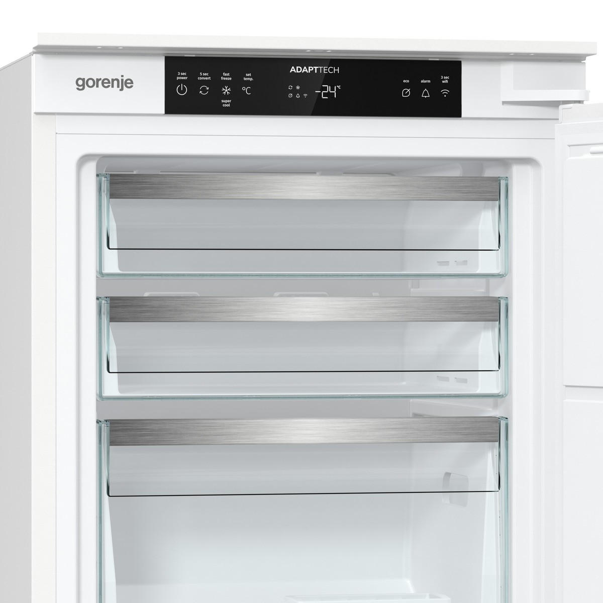 EINBAUGEFRIERSCHRANK FNCI508D61WFE  - Weiß, Trend, Metall (54/87,5/54,5cm) - Gorenje