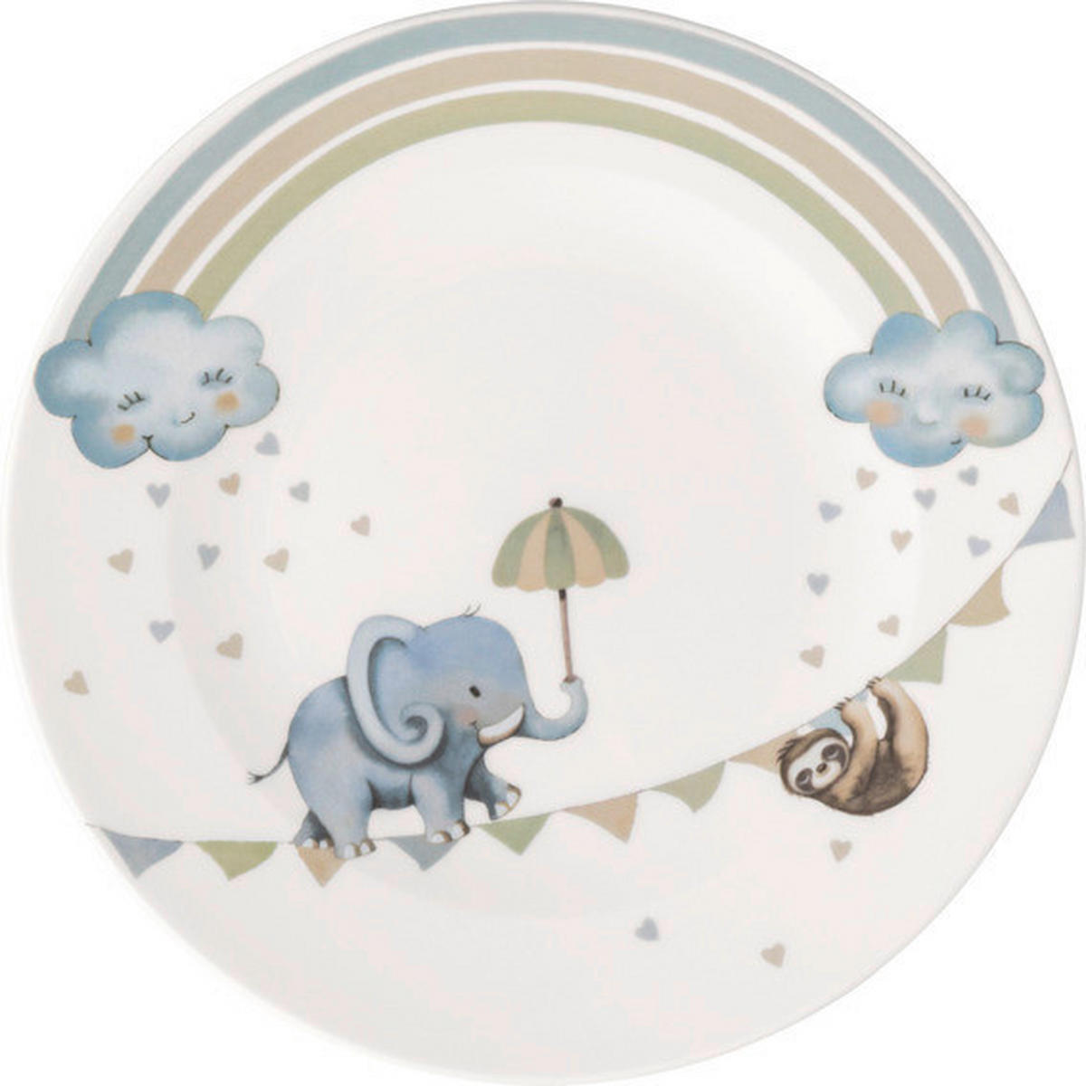 KINDERTELLER Walk Elephant Fine China  - Multicolor, Design, Keramik (21,5/21,5/1,5cm) - Villeroy & Boch