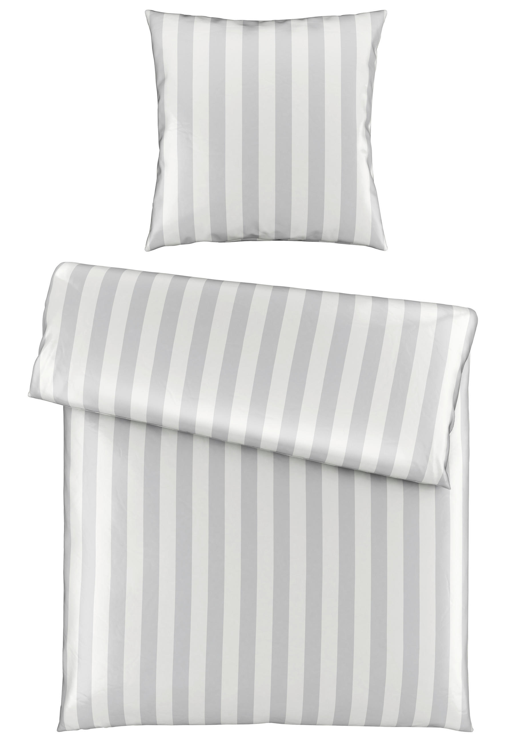 PREVLEKA ZA ODEJO STANA 140/200 cm saten bela  - bela, Konvencionalno, tekstil (140/200cm) - Boxxx