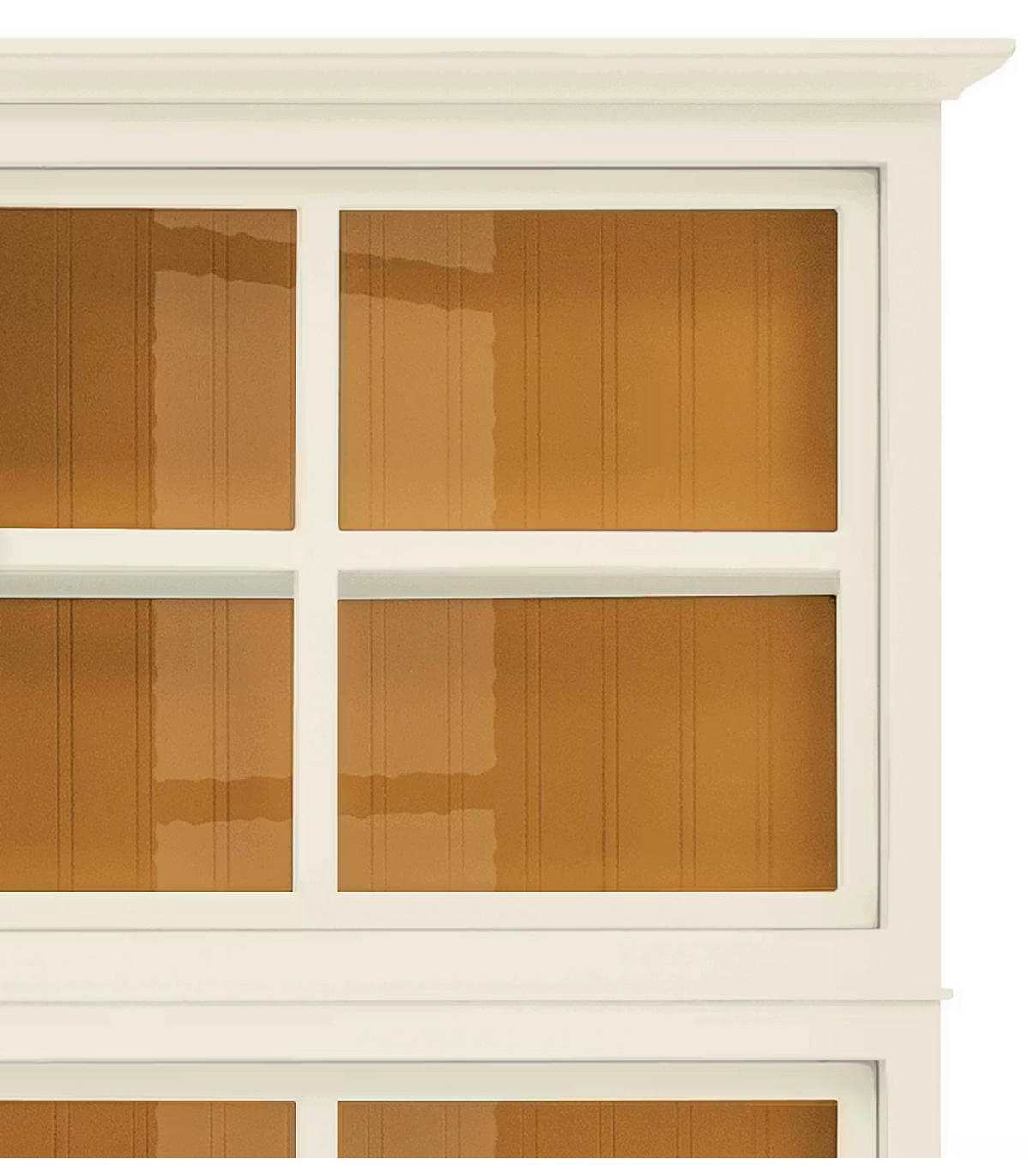 HIGHBOARD UrbanClass  in 190,5/219,5/49 cm  - Weiß, LIFESTYLE, Glas/Holz (190,5/219,5/49cm) - Livetastic