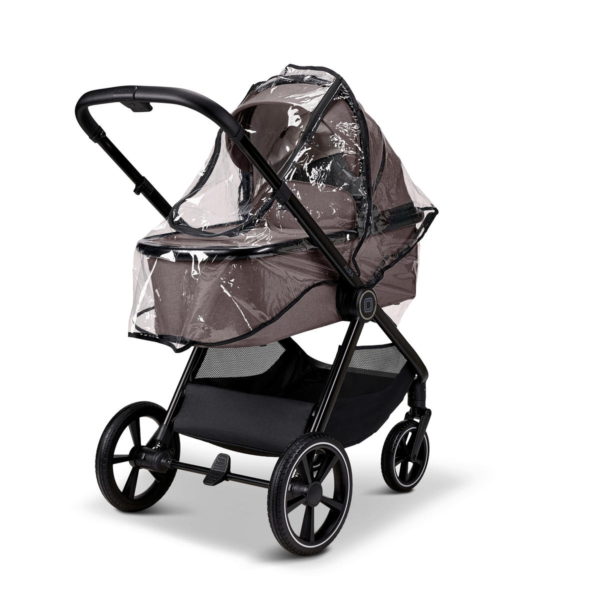 KOMBIKINDERWAGEN  Aura  Tonka Melange  - Braun, Basics, Textil (86/61cm) - Moon