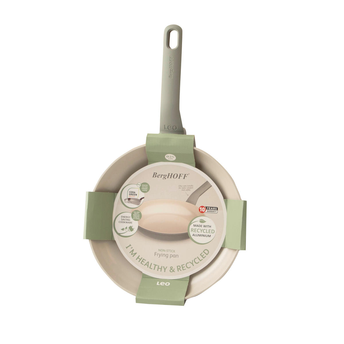 BRATPFANNE Leo  - Hellgrau, Basics, Metall (24/4cm) - BergHOFF
