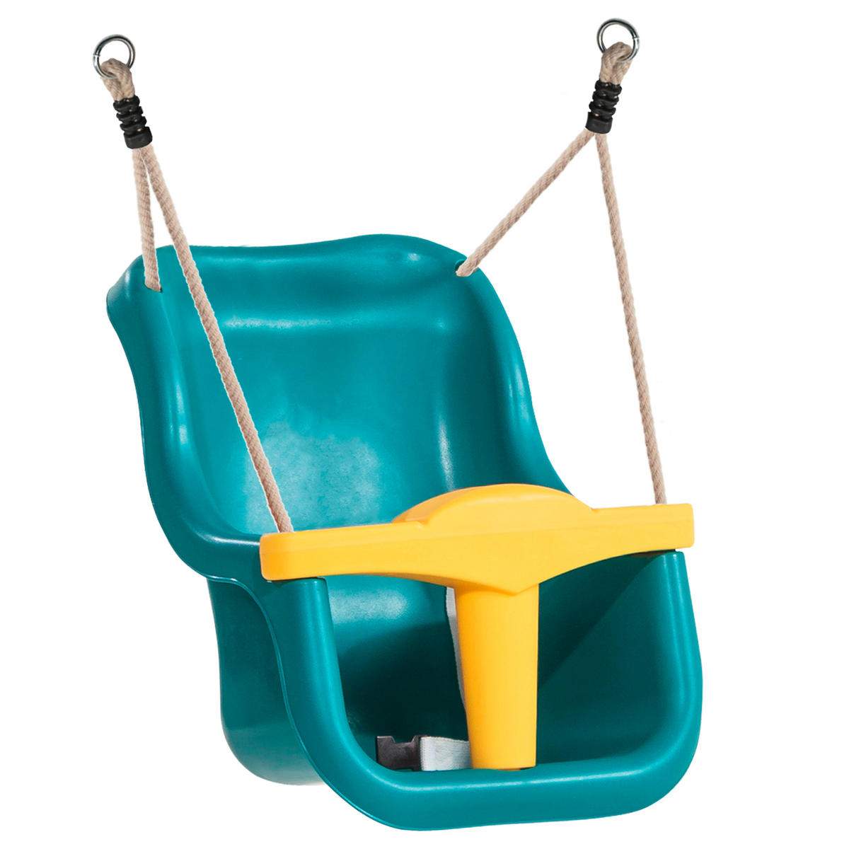 SCHAUKEL BABY SWING axi Baby Swing with seat  - Weiß/Grau, Basics, Holz/Kunststoff (120/134/103cm) - Ambia Garden