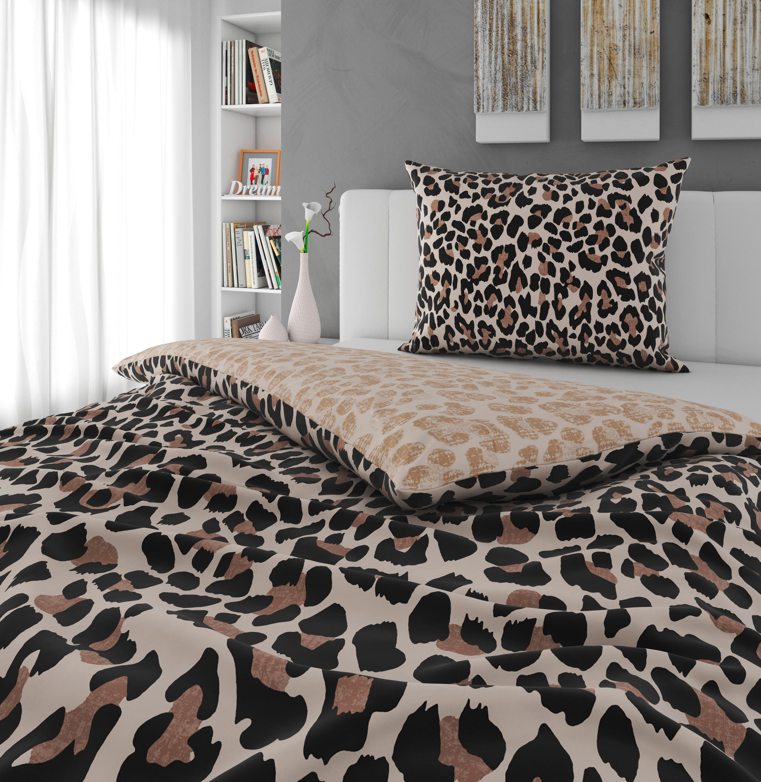 WENDEBETTWÄSCHE Jersey 140/200 cm  - Textil (140/200cm) - Novel