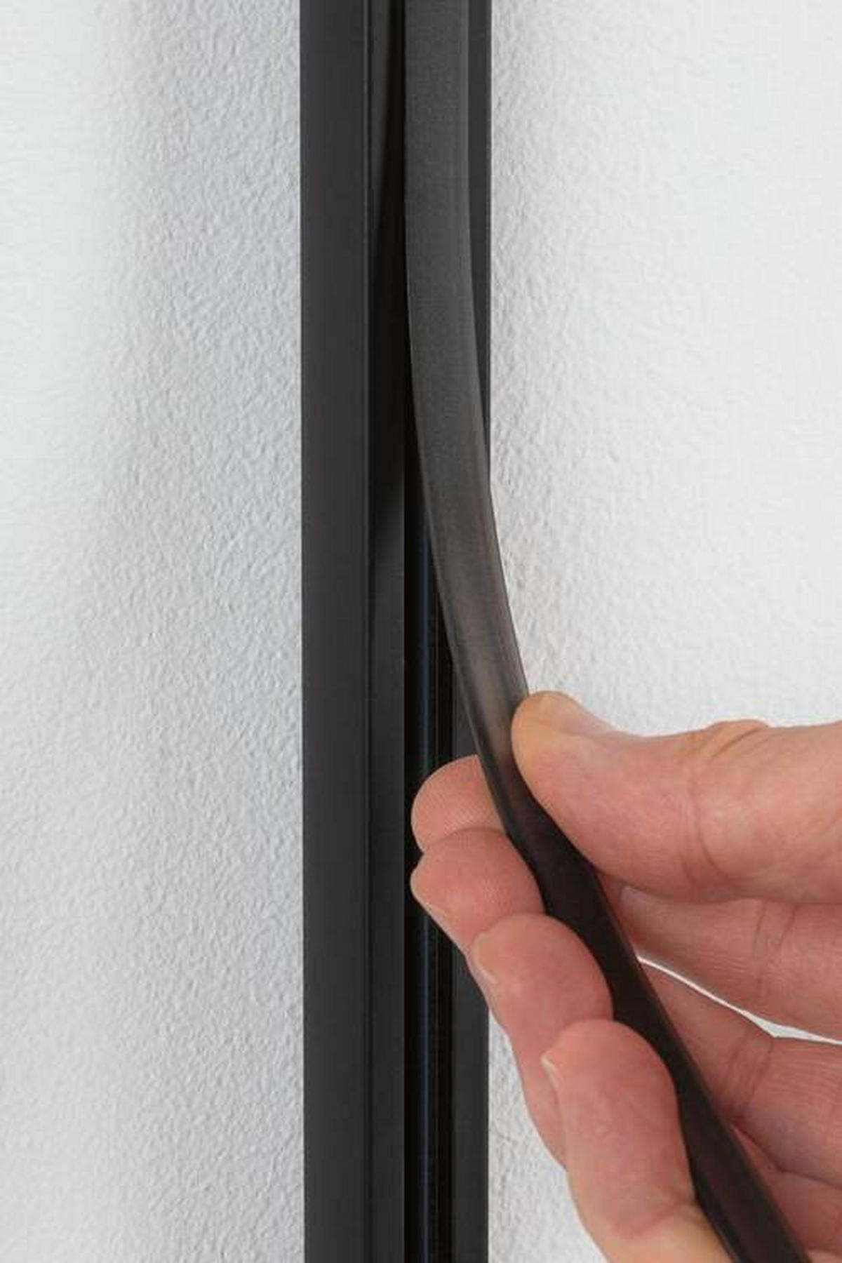 SCHIENENSYSTEM-ABDECKSCHIENE URail 70 cm   - Schwarz, Basics, Kunststoff (70cm) - Paulmann