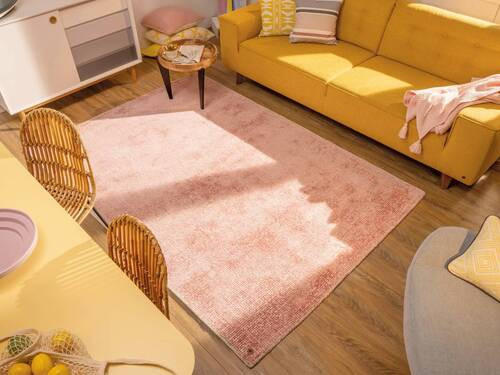 HANDWEBTEPPICH 160/230 cm Rosa  - Rosa, Basics, Textil (160/230cm) - Tom Tailor