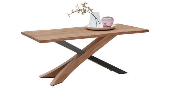 ESSTISCH in Holz, Metall 190/95/76 cm  - Eichefarben/Anthrazit, Natur, Holz/Metall (190/95/76cm) - Valnatura