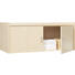 AUFSATZSCHRANK 106/43/54 cm Ahornfarben - Silberfarben/Ahornfarben, Design, Kunststoff (106/43/54cm) - CS SCHMAL