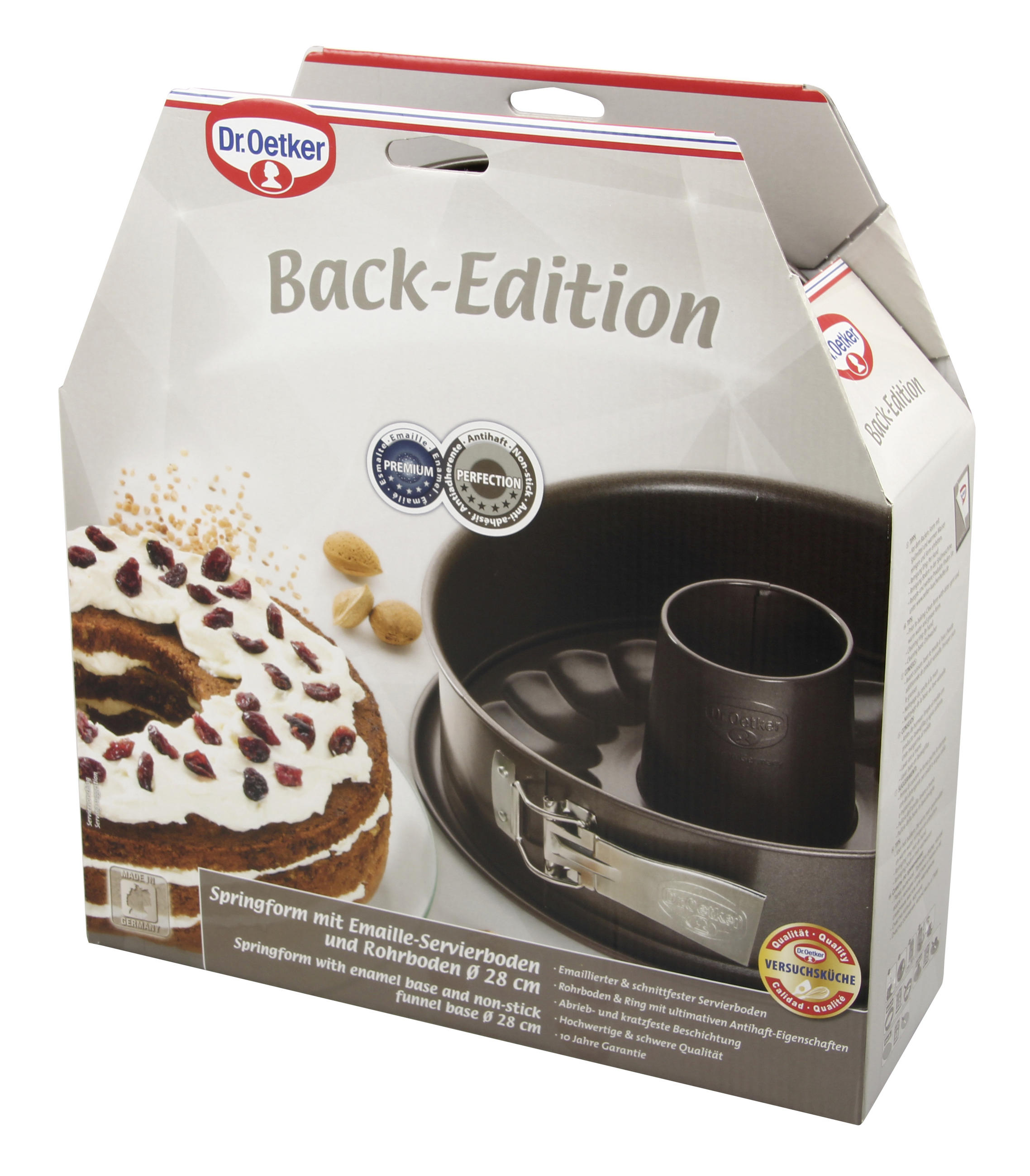 SPRINGFORM  - Braun, Metall (28/8cm) - Dr.Oetker