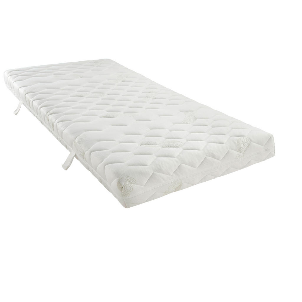 Thumbnail - Sleeptex Kaltschaummatratze Aloe Top, Weiß, Textil, H2, 120x200 cm, Grüner Punkt, Lga, Textiles Vertrauen - Oeko-Tex®, H...