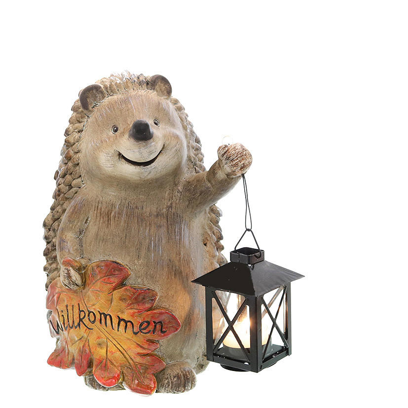 DEKOIGEL - Braun/Orange, LIFESTYLE, Stein (19,5/17/28,5cm)