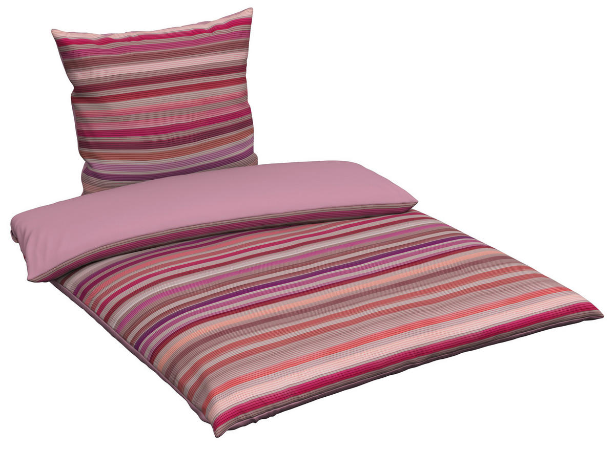 WENDEBETTWÄSCHE Satin 155/220 cm  - Multicolor, Textil (155/220cm) - Novel