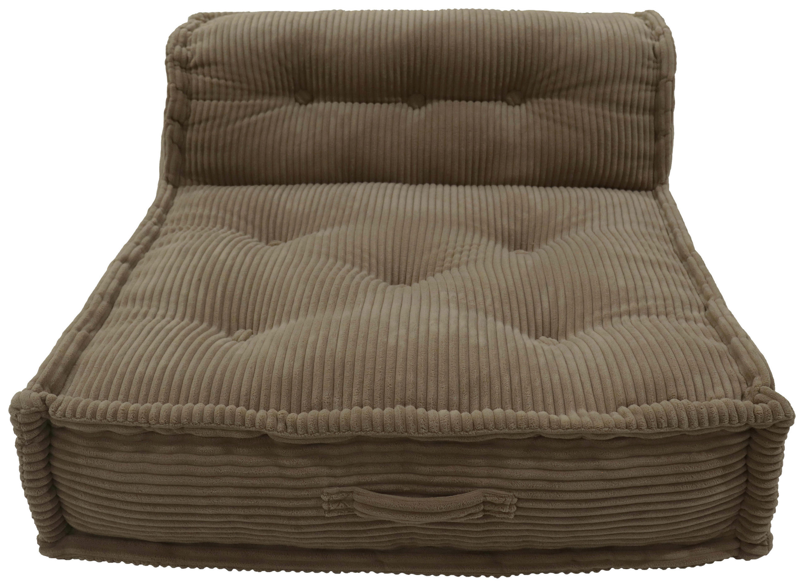 SOFAELEMENT in Cord Beige  - Beige, Design, Textil (80/43/80cm) - P & B