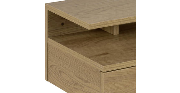 NACHTKÄSTCHEN in Eichefarben - Eichefarben, Design, Holzwerkstoff (35/22,5/32cm) - Carryhome