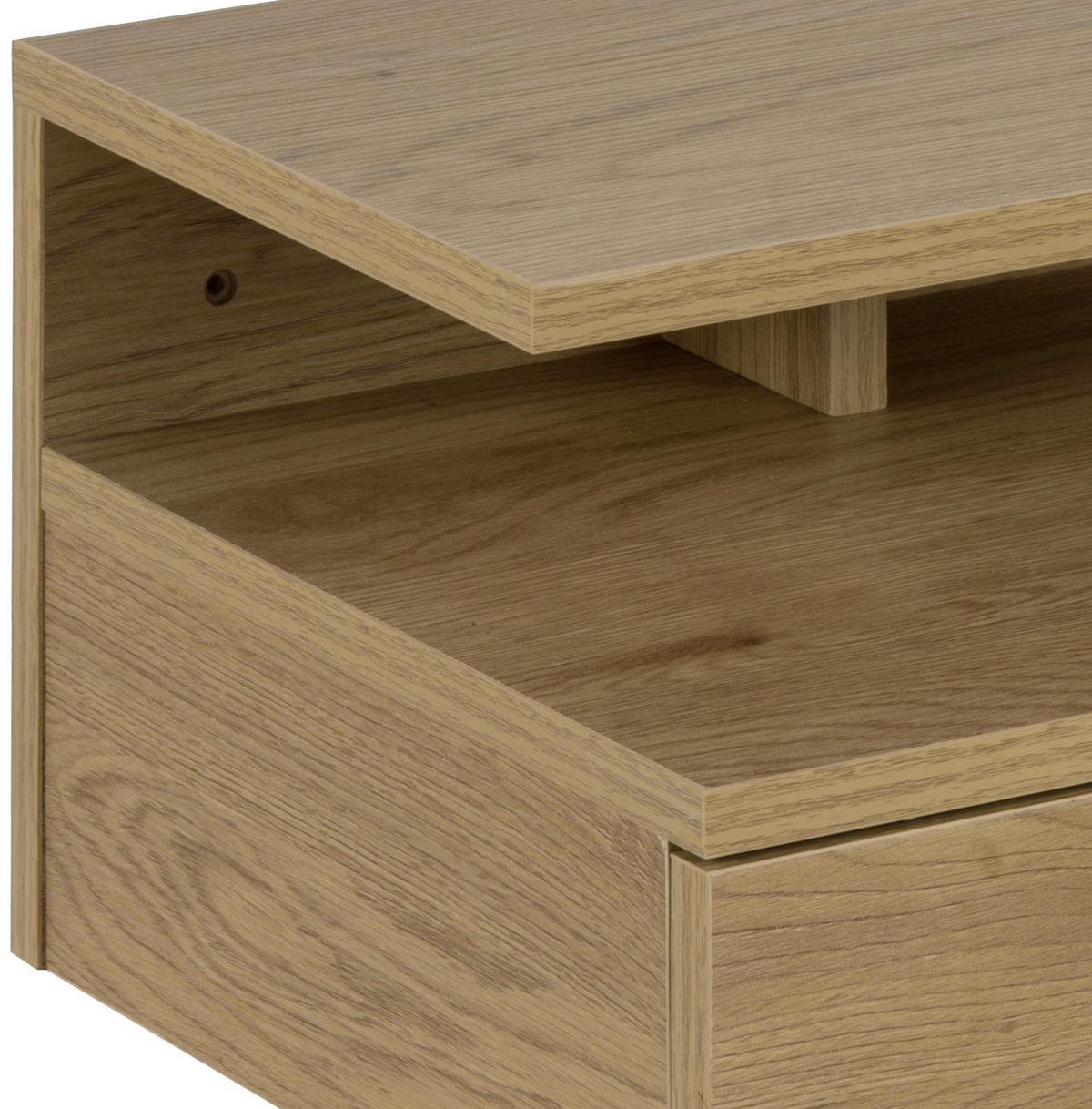 NACHTSCHRANK 35/22,5/32 cm  - Eichefarben, Design, Holzwerkstoff (35/22,5/32cm)