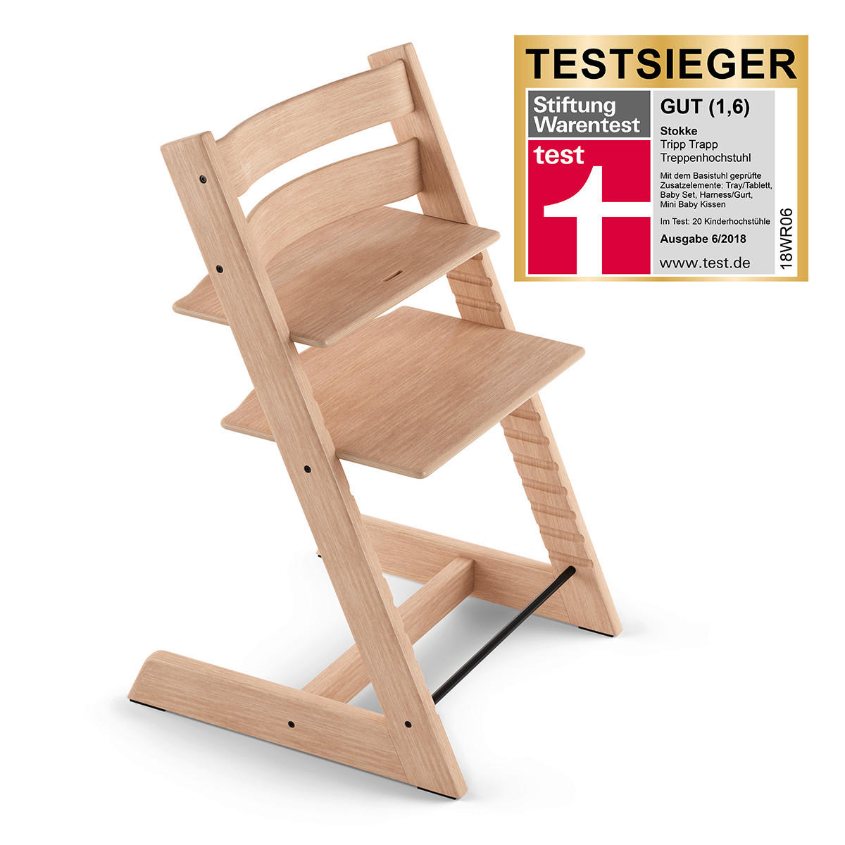 HOCHSTUHL Tripp Trapp Oak  - Perlmutt, Lifestyle, Holz (46/79/49cm) - Stokke