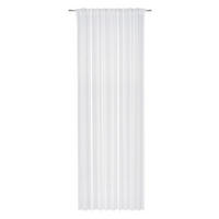 KONČANA ZAVESA  prosojno  140/280 cm   - bela, Basics, tekstil (140/280cm) - Esposa