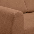 ECKSOFA Terracotta Flachgewebe  inkl. Bettkasten, Schlaffunktion, Rücken echt, Kopfstütze, Liegefläche im Originalstoff  - Buchefarben/Terracotta, KONVENTIONELL, Holz/Textil (241/166cm) - Carryhome