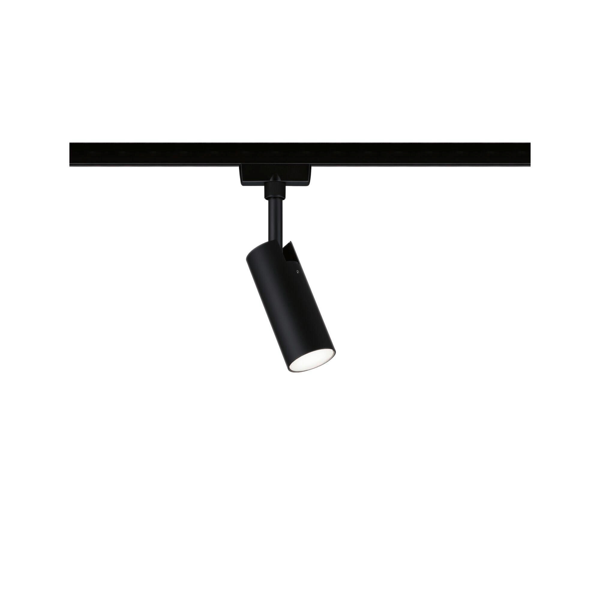 SCHIENENSYSTEM-STRAHLER URail Spot Tubo 4,3/18,8 cm   - Schwarz, Basics, Kunststoff/Metall (4,3/18,8cm) - Paulmann