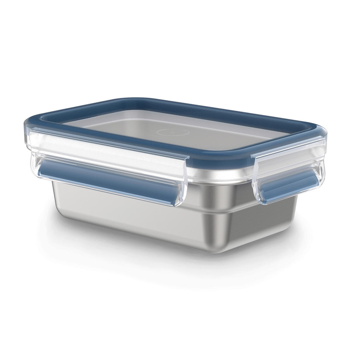 FRISCHHALTEDOSE CLIK & CLOSE STAINLESS STEEL 0,5 L  - Edelstahlfarben/Transparent, Basics, Kunststoff/Metall (17,0/12,0cm) - Emsa