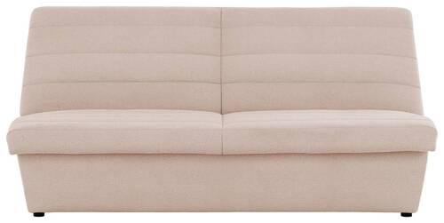 2-SITZER-SOFA Webstoff Creme  - Creme/Schwarz, Design, Kunststoff/Textil (185/92/103cm) - LOOKS by W.Joop