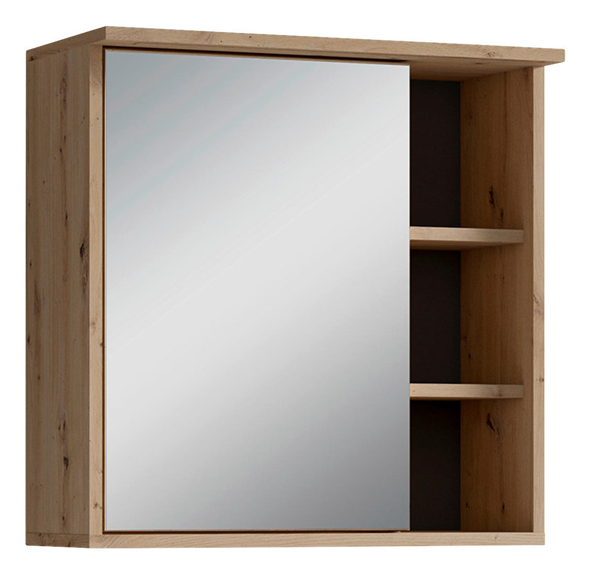 BADEZIMMER  in 114 cm  - Schwarz/Eiche Artisan, MODERN, Holzwerkstoff/Kunststoff (114cm) - MID.YOU