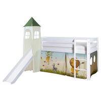 SPIELBETT Kiefer massiv 90/200 cm Multicolor, Weiß  - Multicolor/Weiß, Natur, Holz (90/200cm) - Livetastic