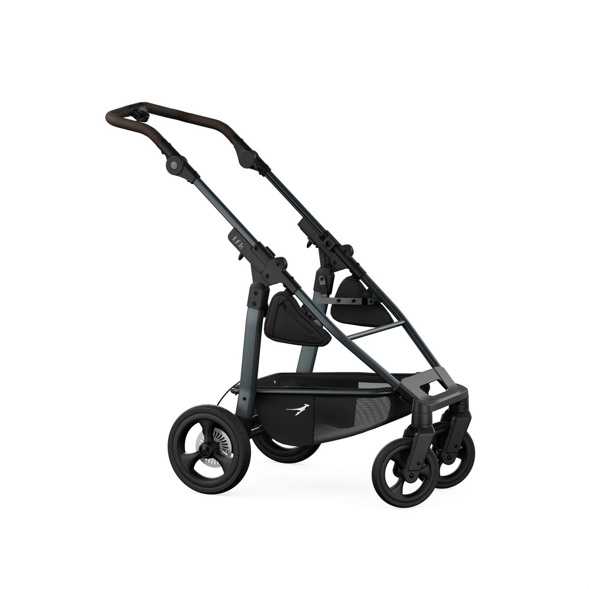 KINDERWAGENGESTELL  - Anthrazit, Basics, Metall (57/110/108cm) - TFK