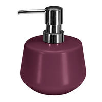 DOZATOR ZA TEČNI SAPUN  crvena  kamen  - crvena, Konvencionalno, kamen (7,8/20,2/7,8cm) - Kleine Wolke