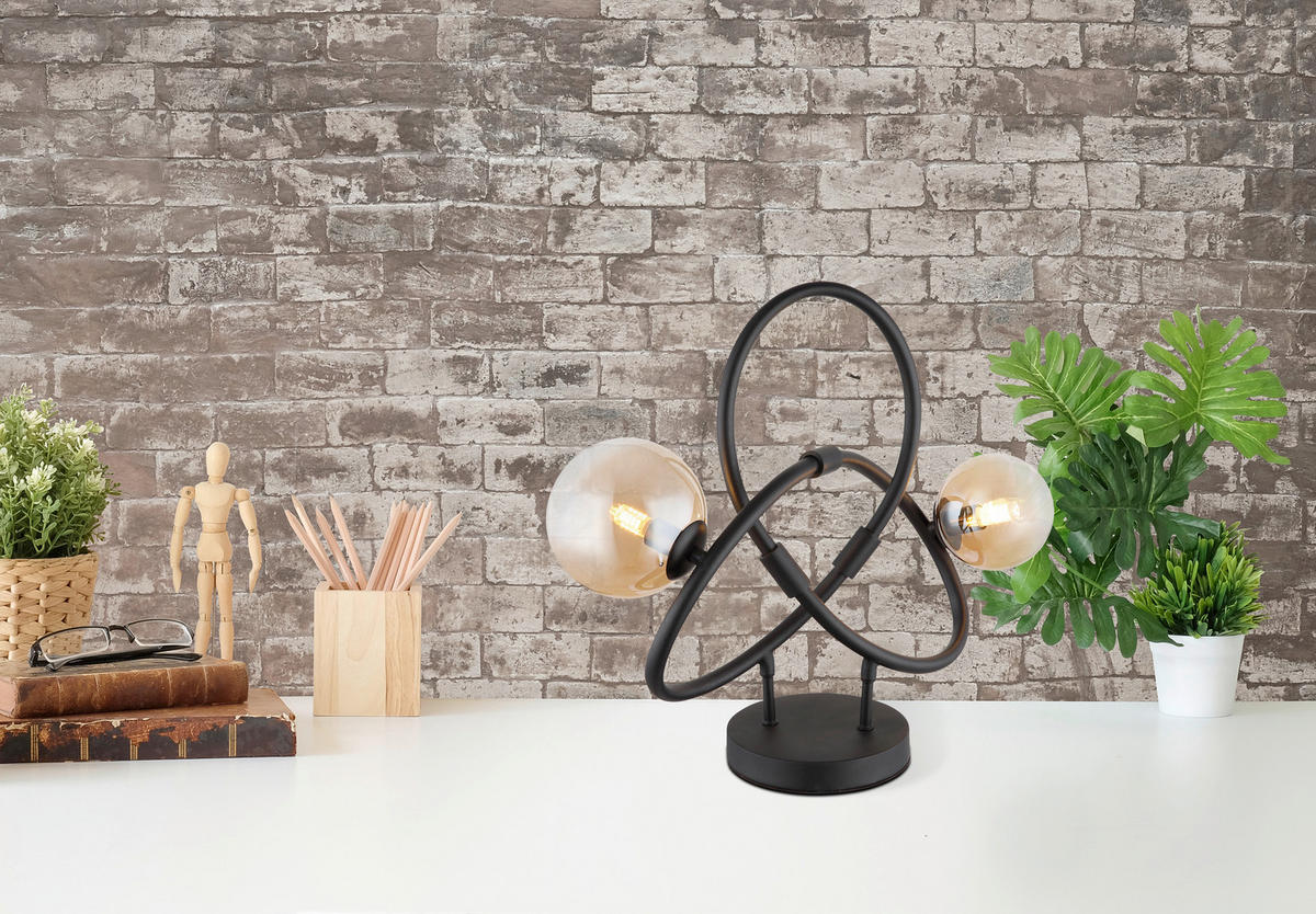 STOLNÍ LED LAMPA,  - Design (46/15/38.5cm) - Globo