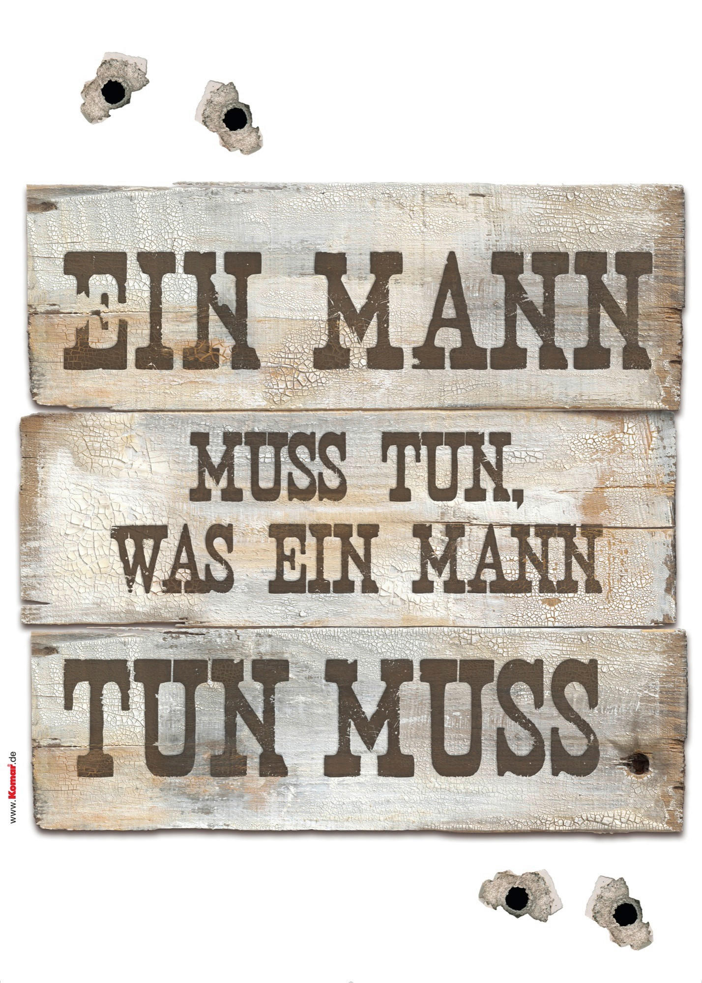 Komar Dekosticker Braun, Beige 50x70 cm