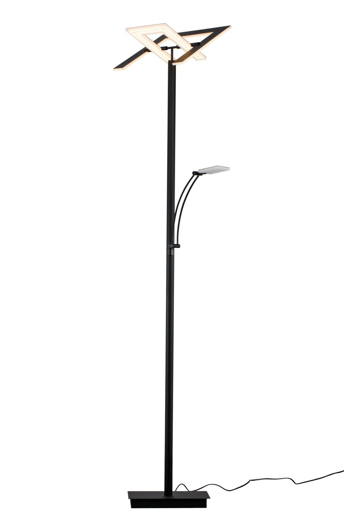 LED-DECKENFLUTER Niko 35/180 cm  - Schwarz, KONVENTIONELL, Kunststoff/Metall (35/180cm) - Dieter Knoll