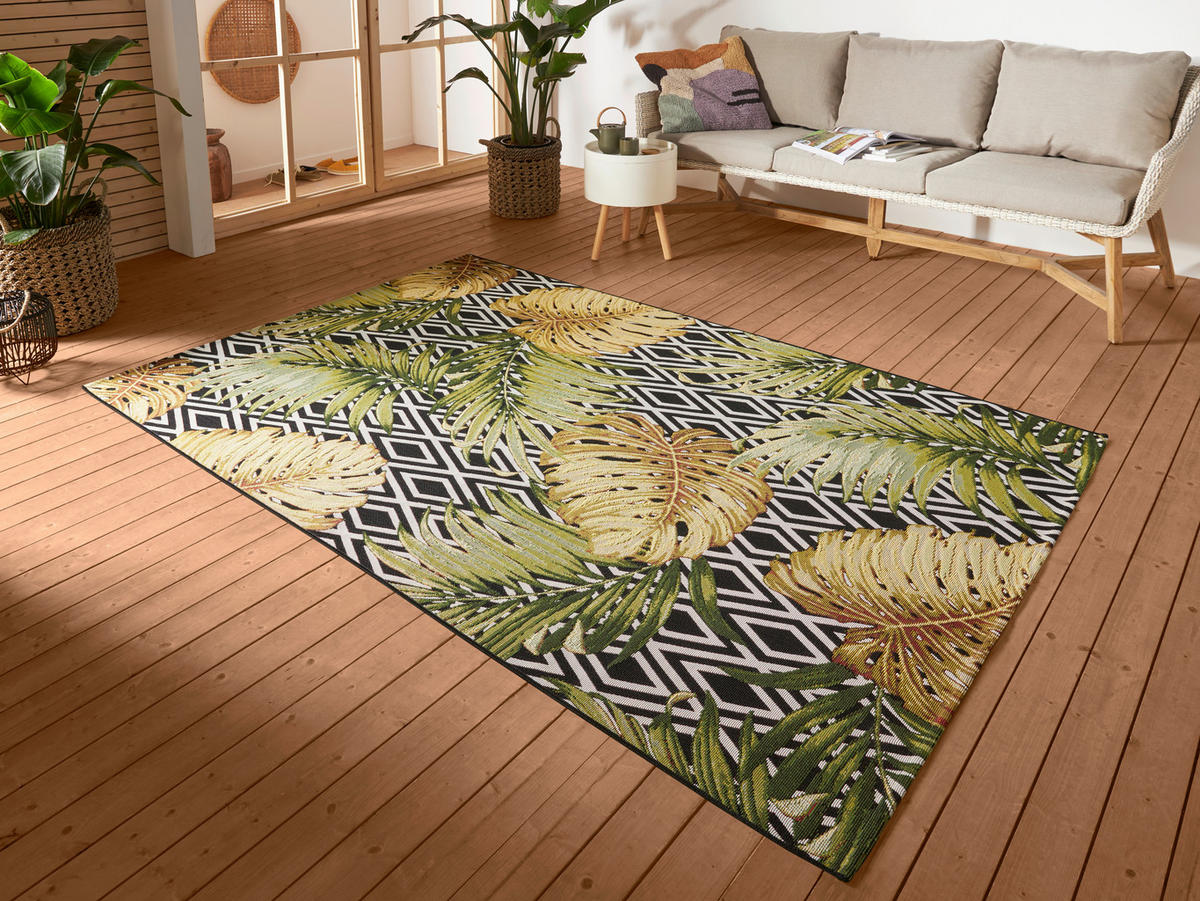 OUTDOORTEPPICH 200/285/285 cm Flair Multicolor  - Multicolor, Design, Kunststoff/Textil (200/285/285cm) - Novel