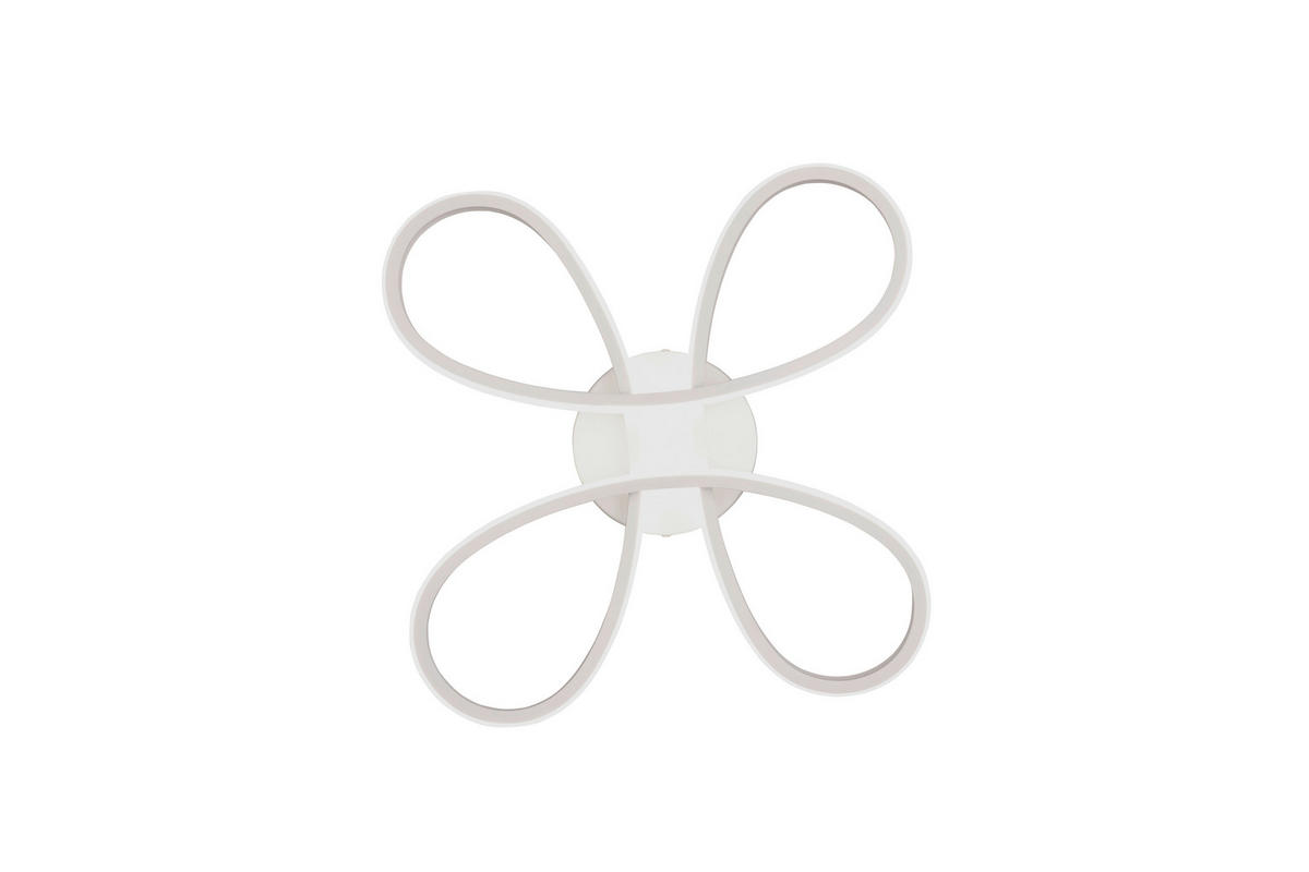 LED-DECKENLEUCHTE FLY 40/7,5 cm   - Weiß, LIFESTYLE, Kunststoff/Metall (40/7,5cm) - Trio Leuchten