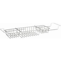 BADKARSVÄGG metall  - stålfärgad, Basics, metall (58-92/8/13cm)
