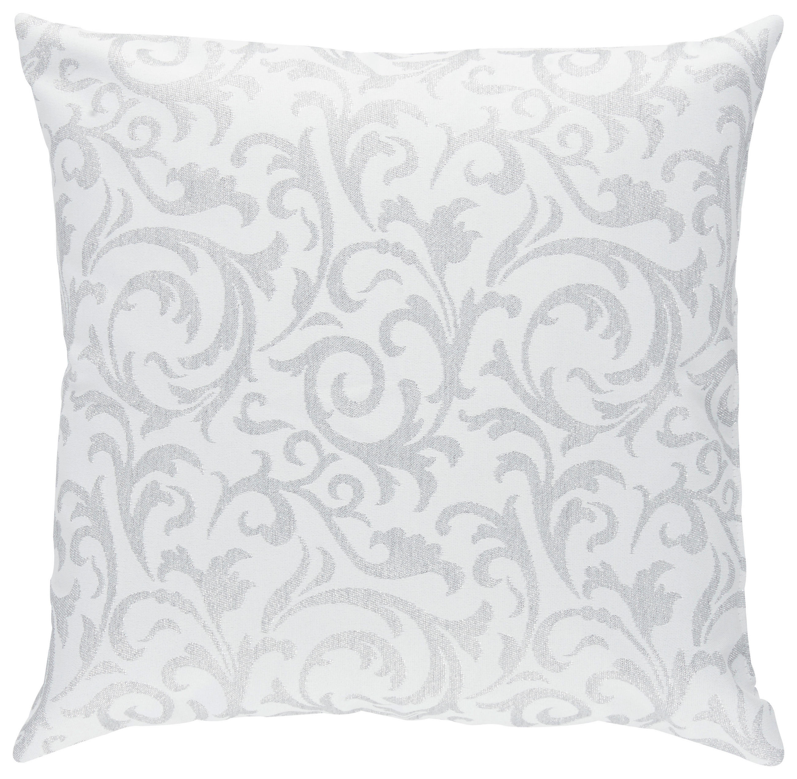 KISSENHÜLLE 40/40 cm  - Silberfarben, KONVENTIONELL, Textil (40/40cm) - X-Mas