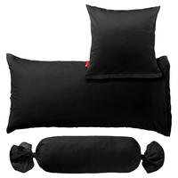 POŤAH NA VANKÚŠ  15/40 cm - čierna, Basics, textil (15/40cm)