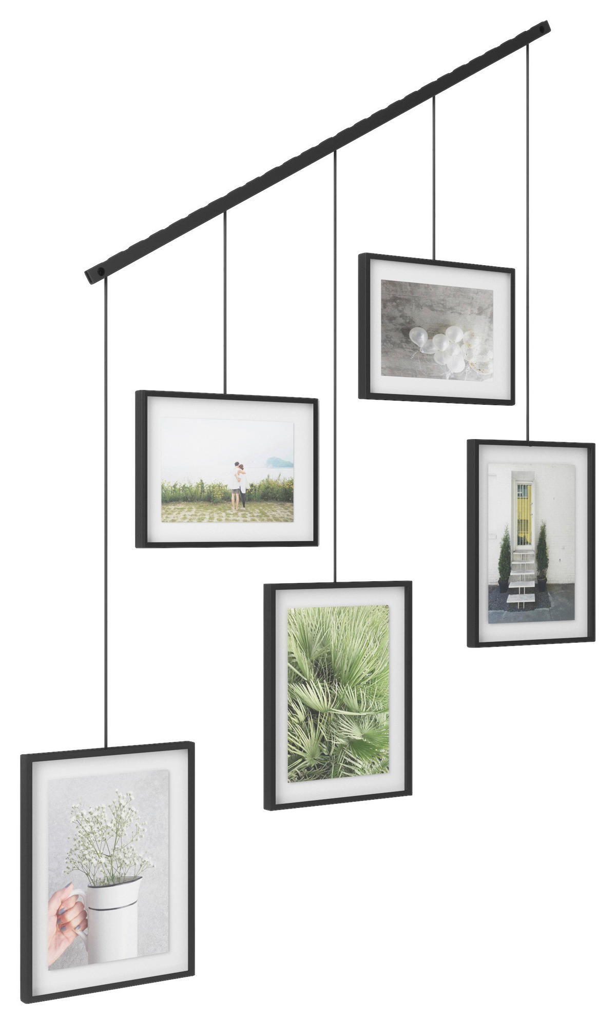 COLLAGEN-BILDERRAHMEN  Schwarz  - Schwarz, Design, Glas/Metall (79,4/3,18/69,5cm) - Umbra