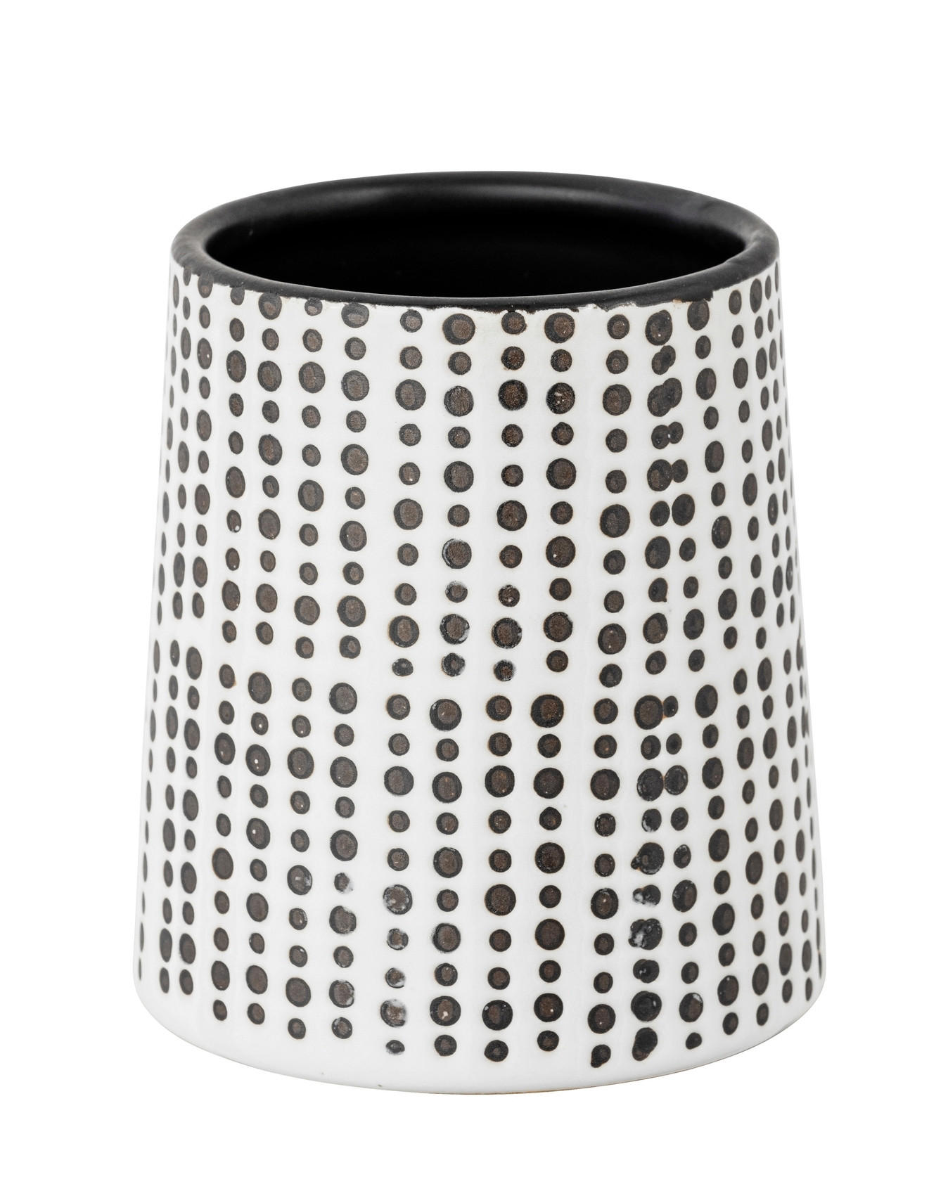ZAHNPUTZBECHER  - Schwarz/Weiß, KONVENTIONELL, Keramik (9/10/9cm) - Schöner Wohnen